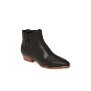 Cole Haan Hadlyn Black Leather Bootie size 7.5